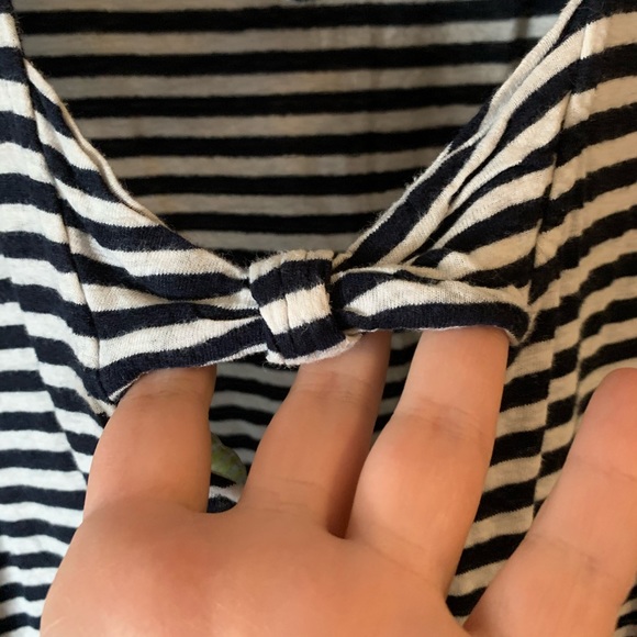 Striped Bow Back Tank - Picture 4 of 4